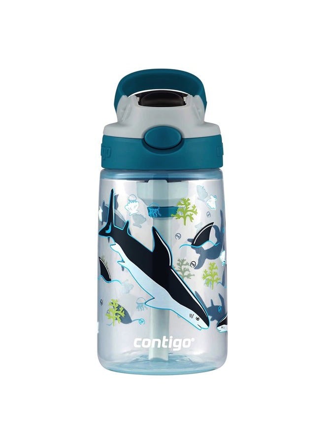 Contigo Kids Water Bottle with Redesigned AUTOSPOUT Straw, 14 oz., Shark - Image 5