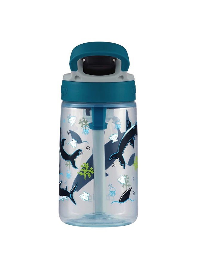 Contigo Kids Water Bottle with Redesigned AUTOSPOUT Straw, 14 oz., Shark - Image 3
