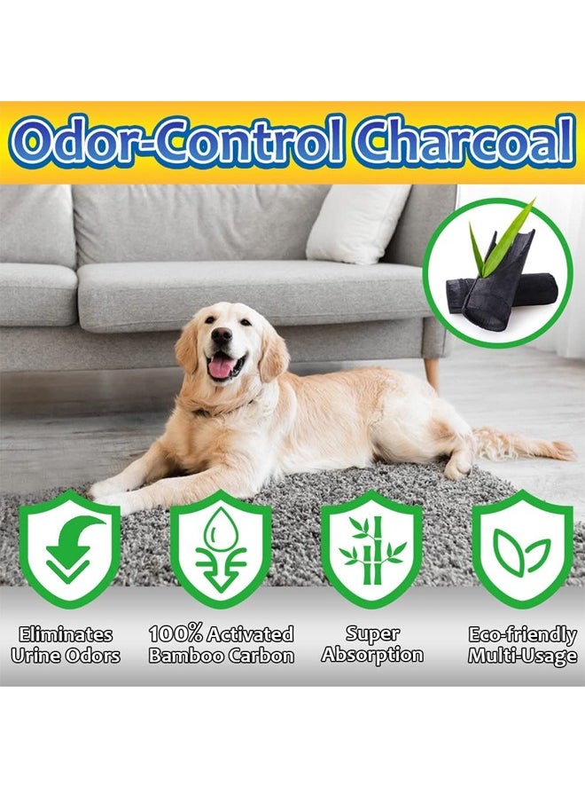 Generic - Odor Control Super Absorbency Charcoal Puppy Pads Size 33x45 CM Leak-Proof Pet Training Pee Pads Disposable Potty Pads for Dogs Cats Rabbits - Image 1
