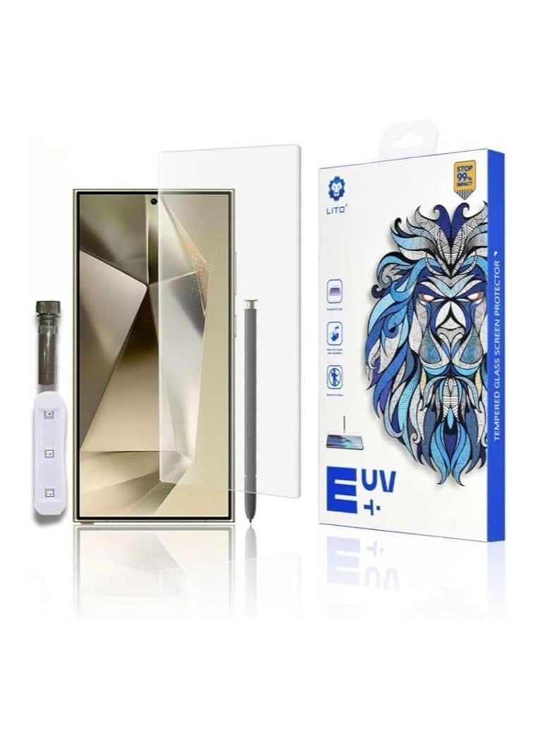 Screen UV Liquid Protector Compatible with Honor V50 Highly Resistant (High quality, supports fingerprint operation. Installation is required by a specialist) Scratch Resistant Bubble