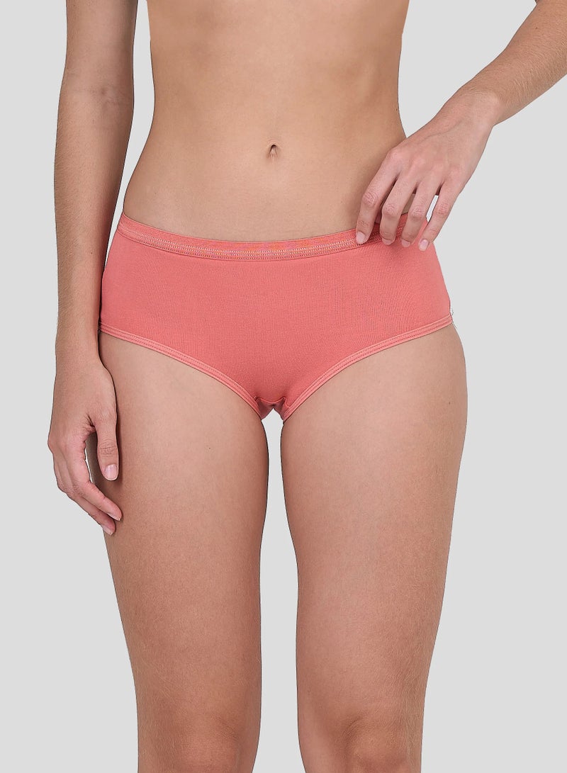 Dice Pack of 6 Classic Midi Plain Colors Cotton Panties Underwear for Women - Image 4