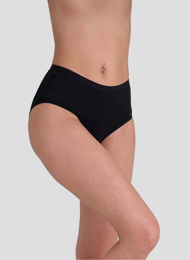 Dice Pack of 6 Classic Midi Plain Colors Cotton Panties Underwear for Women - Image 5