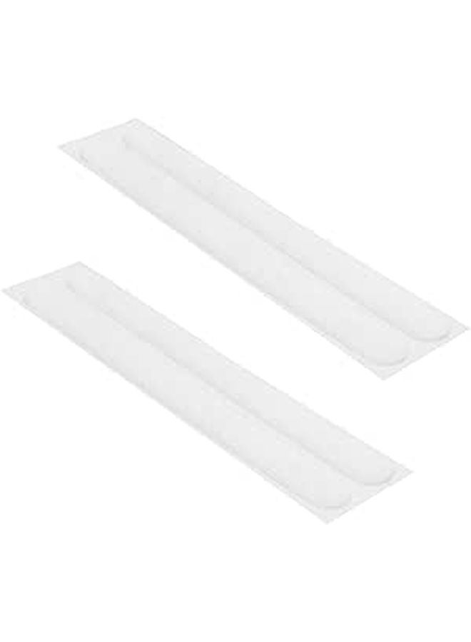 2Pcs Clear Flexible Car Door Edge Guard Collision Strips Scratch Resistant Bumper Protector - Image 1