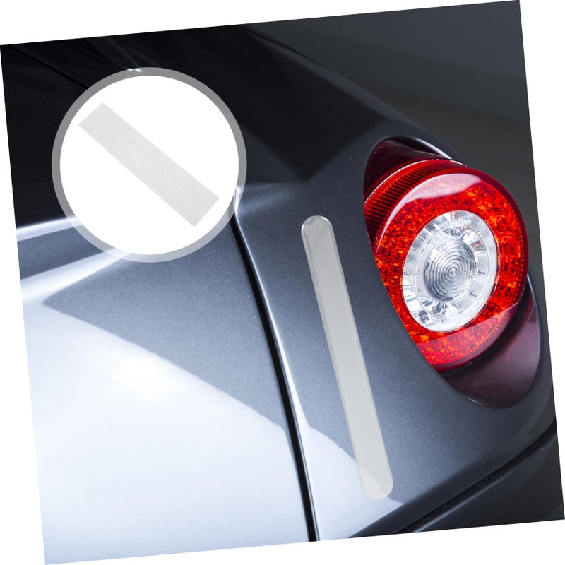 2Pcs Clear Flexible Car Door Edge Guard Collision Strips Scratch Resistant Bumper Protector - Image 4