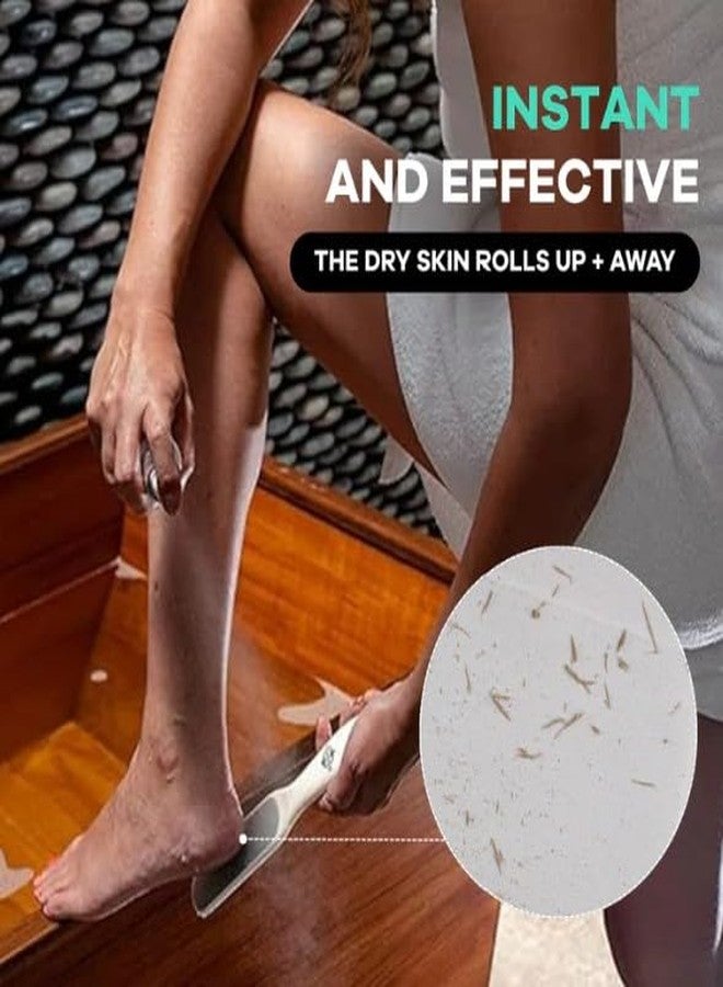 Dermasuri - Callus Remover Foot Scrub - Exfoliating Feet Spray-on Formula and Reusable Deluxe Sole File - Dead Skin Remover, Callus Rasp Scrubber, Peel & Soften Cracked Heels - Deluxe Pedicure Spa Kit - Image 2