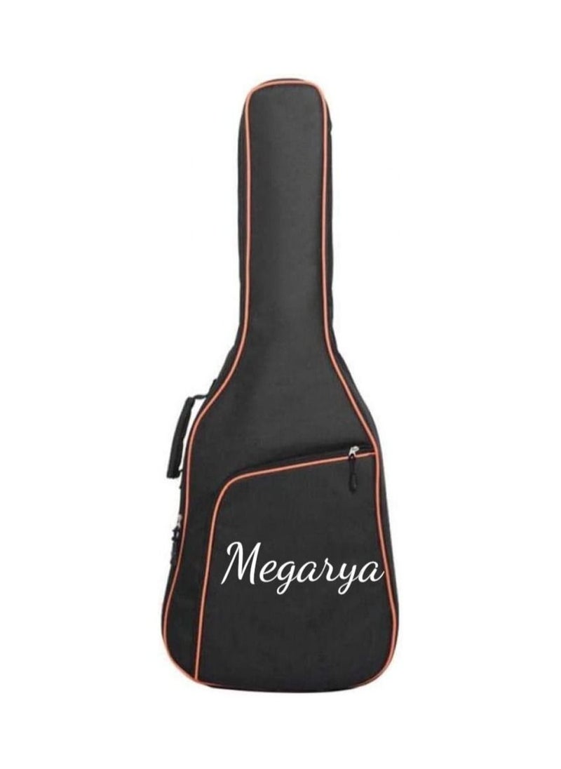 Megarya Megarya 40/41 Inch 1680D Oxford Fabric Guitar Case Gig Bag Double Straps Padded 10mm Cotton Soft Waterproof Backpack acoustic guitar Annacboy  - Image 1