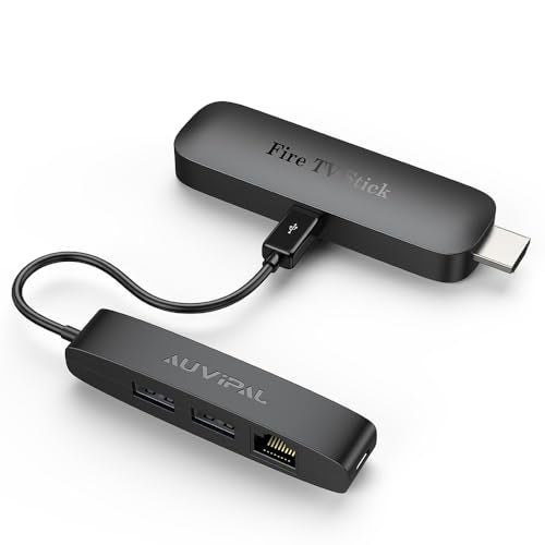 AuviPal 3-in-1 Micro USB Ethernet Adapter, OTG Hub with 2 USB Ports and 1 RJ45 Port for Fire TV Stick, Raspberry Pi Zero, Google Chromecast Ultra, and TiVo Stream 4K - Black - Image 5