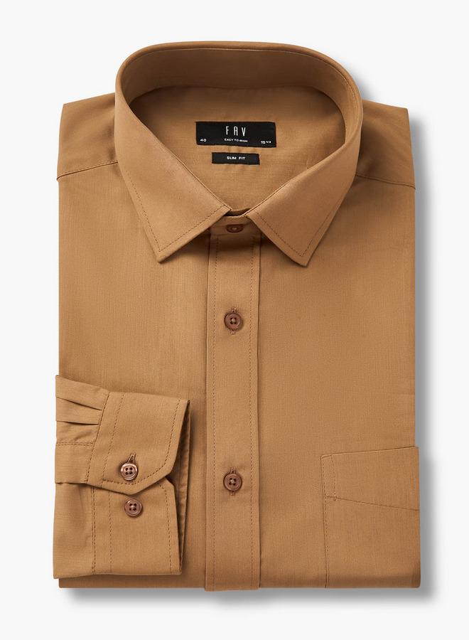 Splash FAV Set of 2 - Men Slim Fit Collared Long Sleeves Shirt - Image 3