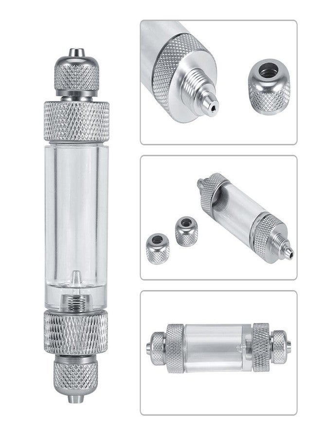 Zerodis CO2 Bubble Counter, 2 Types Single/Double Head Carbon Dioxide Bubble Counter Aquarium Diffuser Regulator Fish Supplies (Double Head) - Image 3