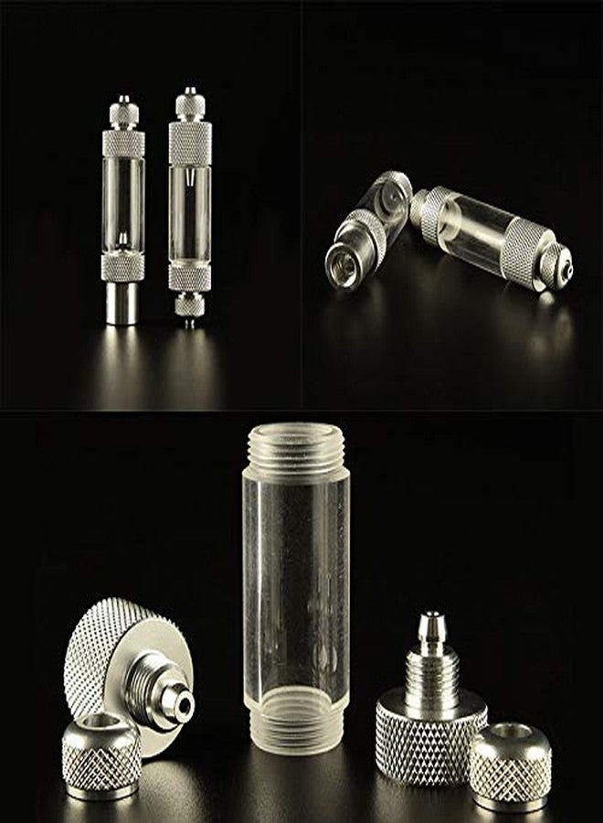 Zerodis CO2 Bubble Counter, 2 Types Single/Double Head Carbon Dioxide Bubble Counter Aquarium Diffuser Regulator Fish Supplies (Double Head) - Image 4