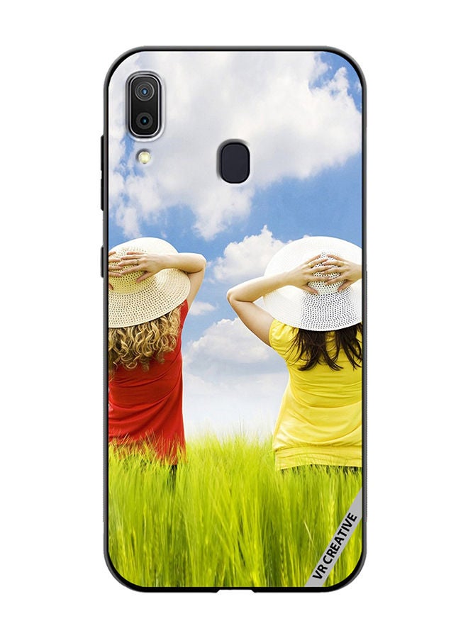 VR CREATIVE Protective Case Cover For Samsung Galaxy A30 Enjoying The Weather Design Multicolour - Image 1