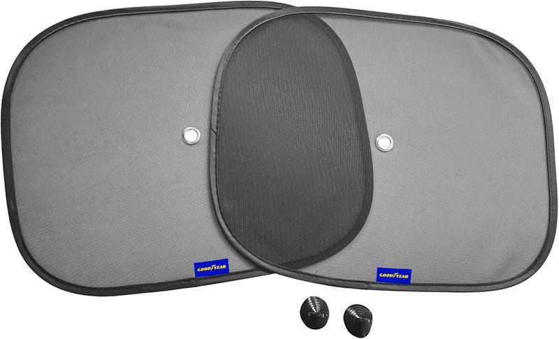 Goodyear 2pc Folding Sun Shade for Cars, Vans & SUVs - Image 1