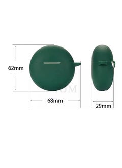 Generic Oppo Enco Buds 2 Matte Silicone Case Dark Green [Enco Buds 2 Compatible Case - Dark Green]  - Image 2
