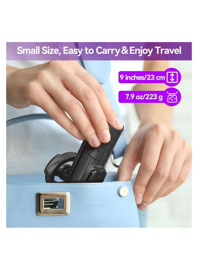 SOLARAE حامل هاتف ثلاثي القوائم 49'' عصا سيلفي مغناطيسية لجهاز آيفون مع جهاز تحكم عن بعد، حامل هاتف قابل للتمديد لجميع الهواتف المحمولة، جهاز تحكم لاسلكي قابل للفصل، حامل هاتف محمول محمول للسيلفي/الصورة/البث المباشر/الفلوغ - Image 3