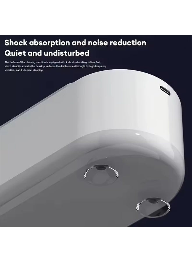 Smart Ultrasonic Glasses & Jewelry Cleaner | Type-C Interface | Portable Sonic Cleaning for Eyeglasses, Watches, Jewelry, Braces | Chemical-Free | Digital Display - Image 2