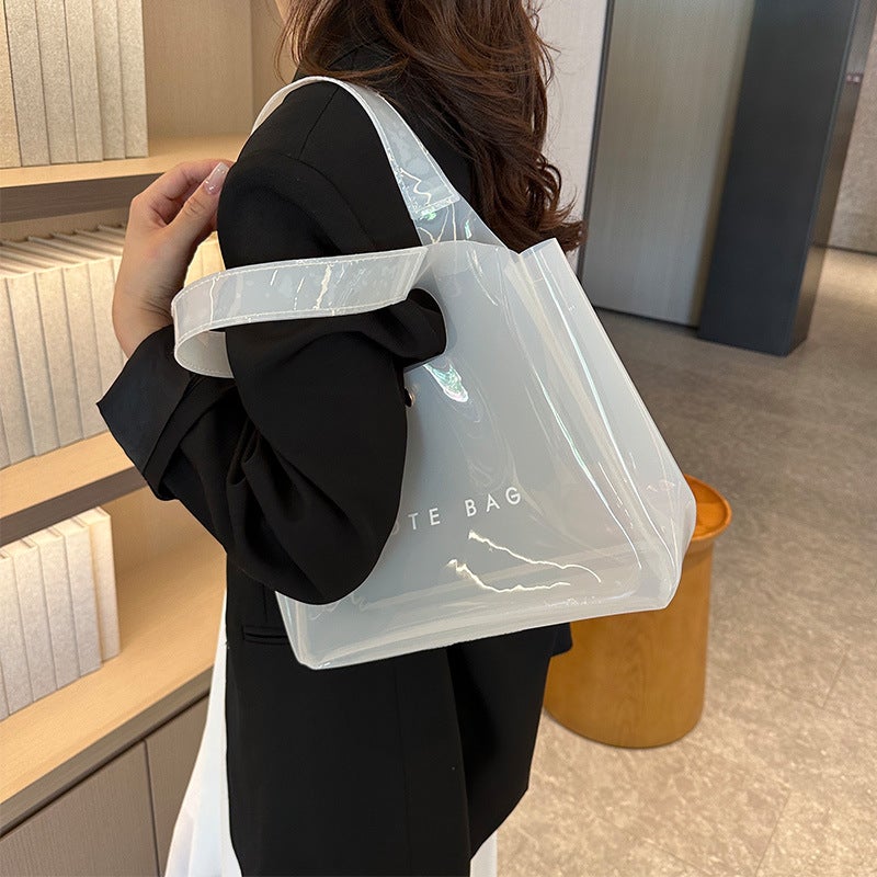 PVC Transparent Tote Bag - Image 3