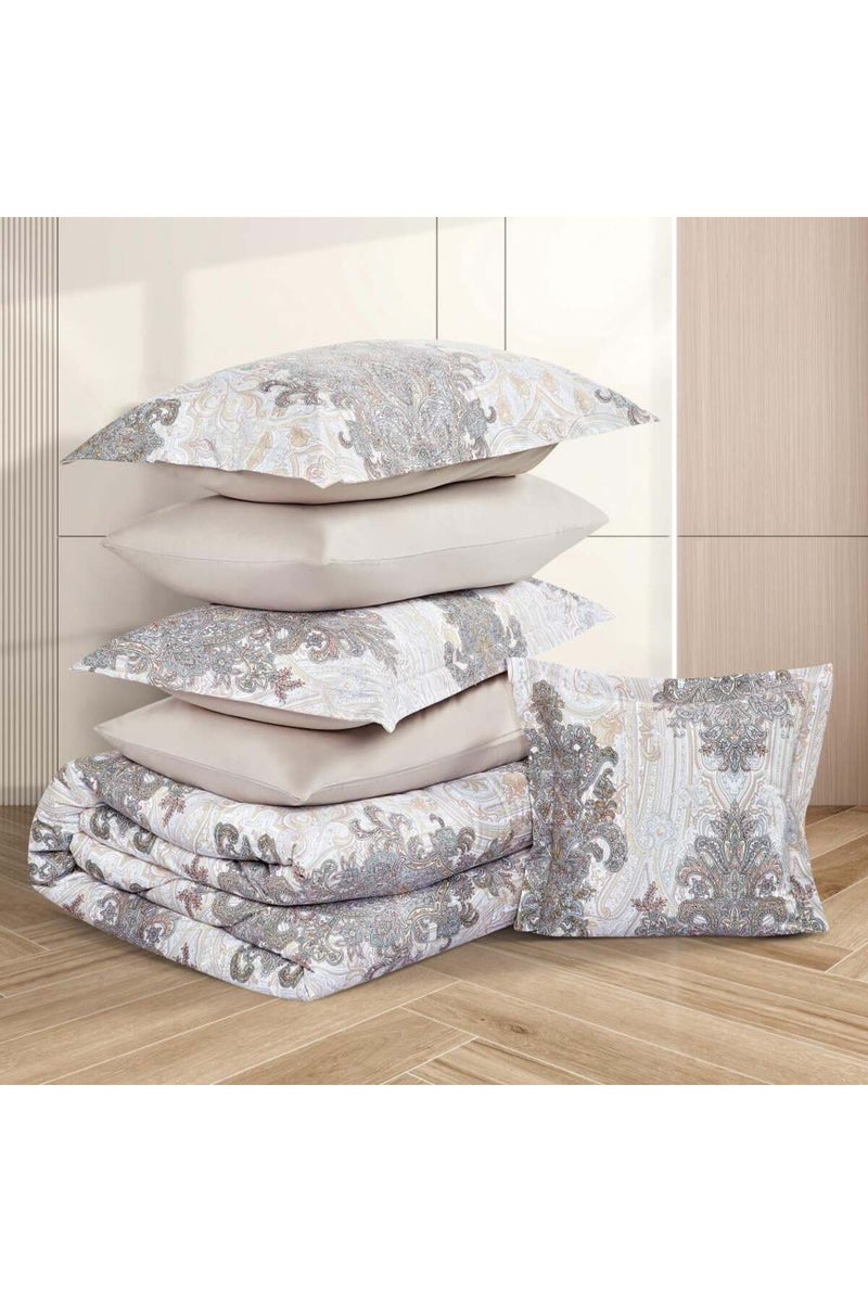 Melen Summer Double Reversible Bedspread 7-Piece - Orka - Image 5