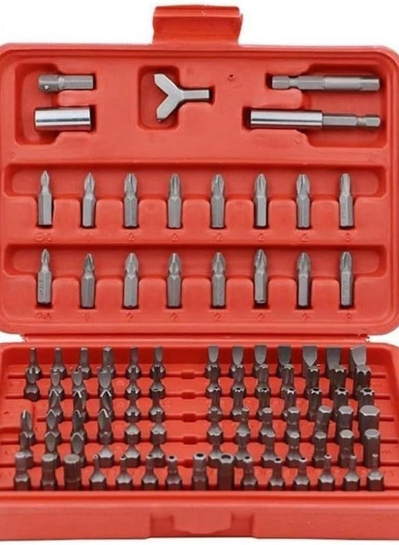 GGOOT 100-In-1 Screwdriver Set Batch Batch Nozzle Electric Screwdriver Connecting Rod Sleeve Set Hardware Tools Durable Easy to Use Reusable  - Image 1