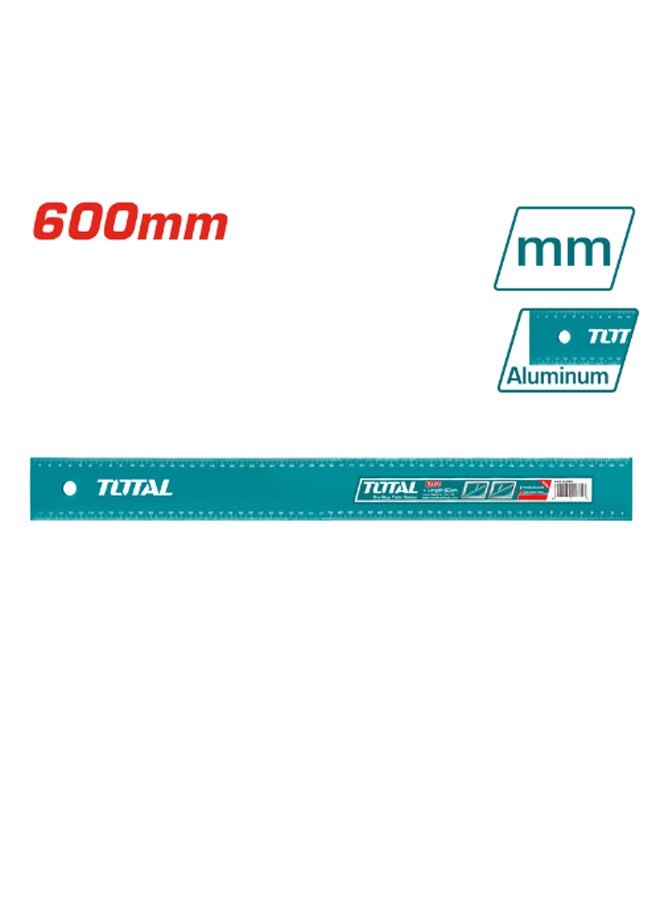 TOTAL - Total Aluminum Ruler 60Cm  Tmt636002 - Image 1