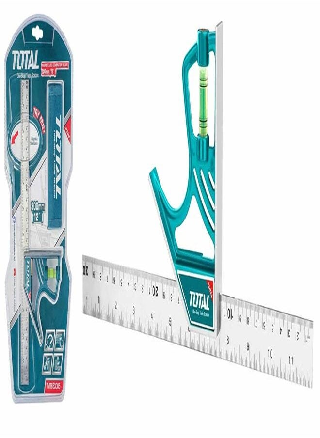 TOTAL - Total Aluminum Ruler 60Cm  Tmt636002 - Image 1