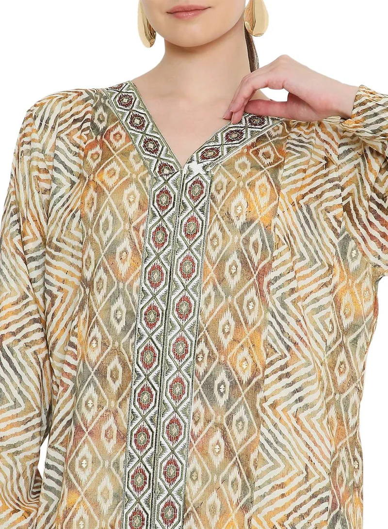 هانا آند سارا Tradional jalabia  arabic kaftan dresswith unique design