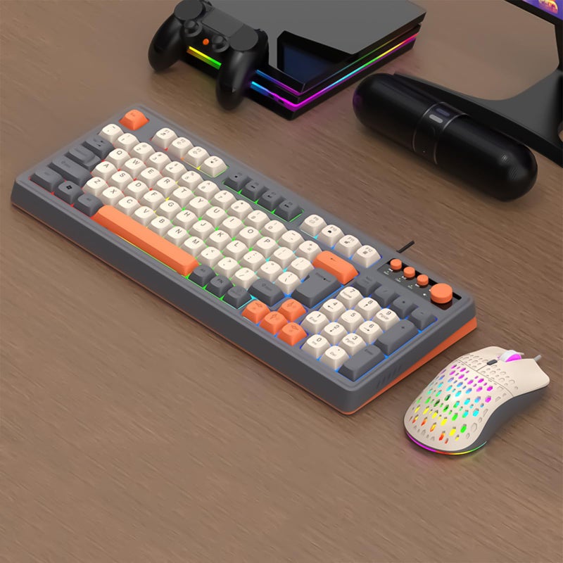 Ergonomic 98 Key Backlit Gaming Keyboard With Multimedia Control For Office And Gaming Use - Image 5