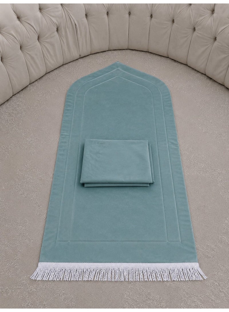 Foam prayer mat with open prayer sheet, size 3m x 2m