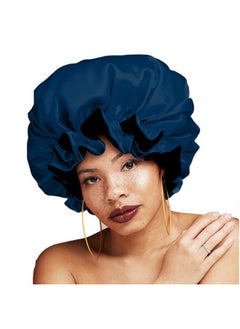 Double-layer wood ear edge - black + dark blue