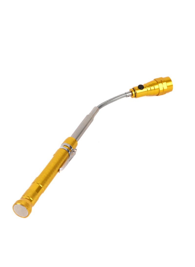 LUSTER Extendable led flashlight with hanging clip and strong magnetic base - Image 1