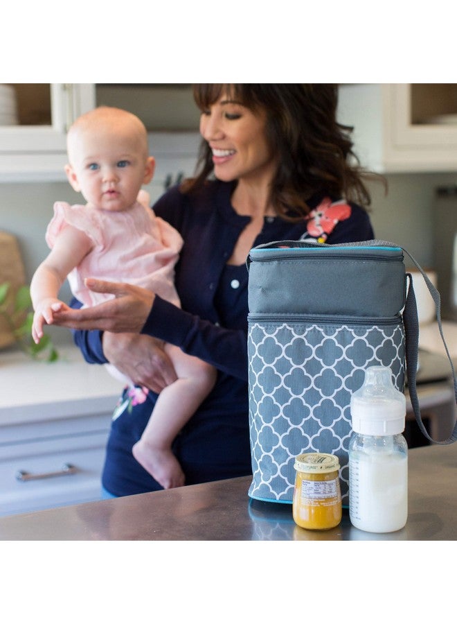J.L. Childress J.L. Childress 6 Bottle Cooler, Insulated Breastmilk Cooler & Lunch Bag for Baby Food & Bottles, Leak-Proof & Heat-Sealed, Ice Pack Included  - Image 3