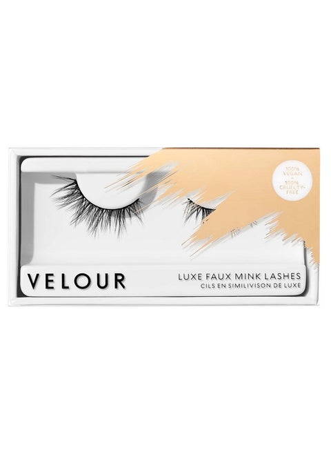 Velour Vegan Luxe Faux Mink Eyelashes - Light & Fluffy False Lash Extensions - Wear Up To 20 Times - Luxurious And Natural Lashes - 100% Vegan, Soft And Comfortable, All Eye Shapes