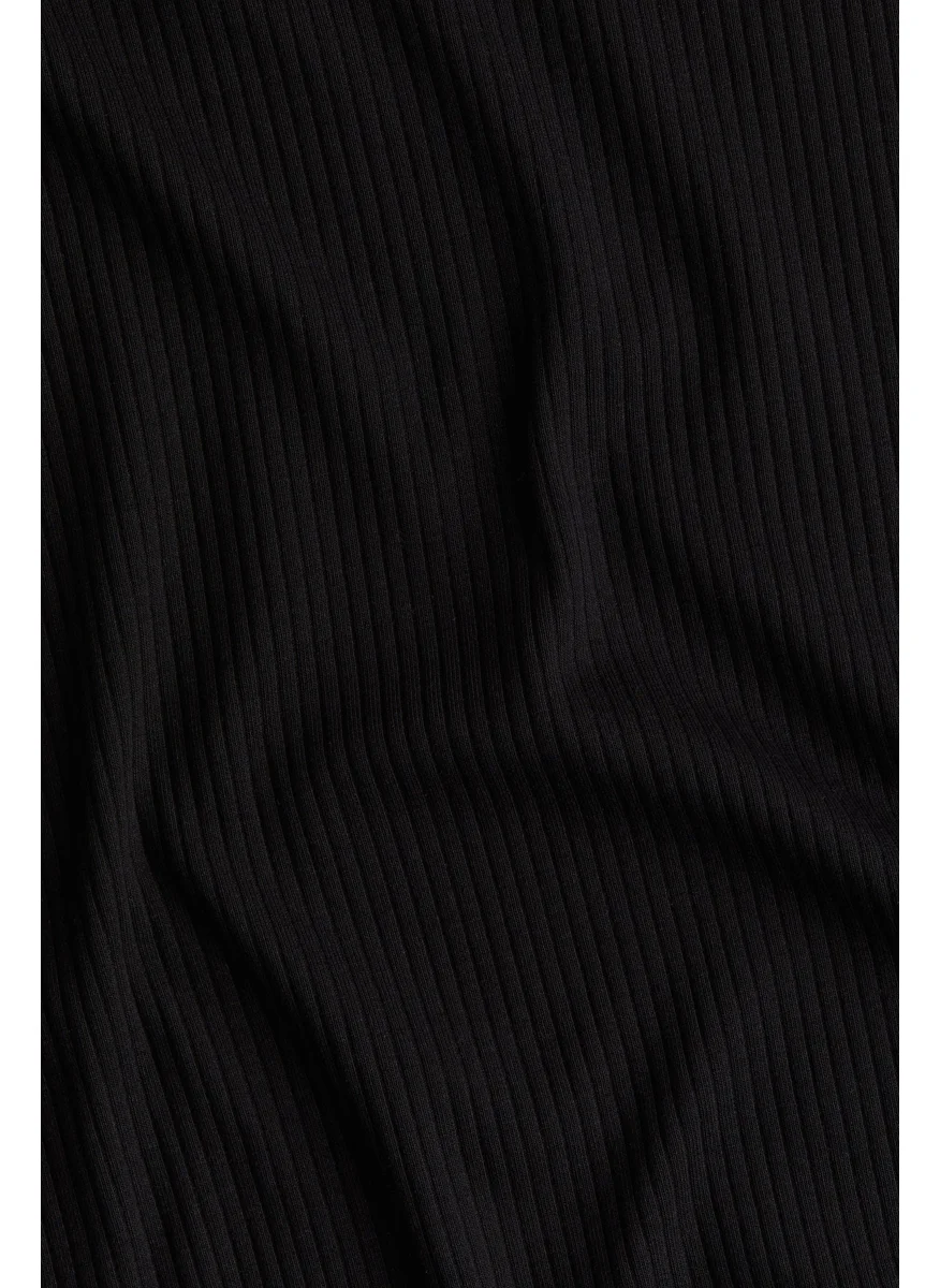 H&M Ribbed Jersey Dress