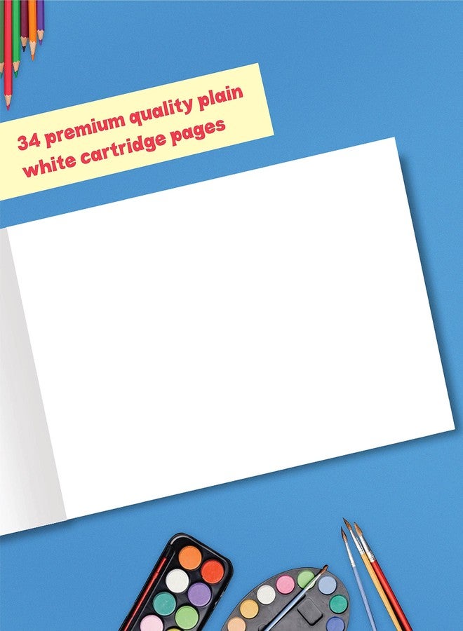 TARGET PUBLICATIONS Drawing Book for Kids | Drawing Sheets 2A Size | 34 White Drawing Paper | Drawing Book for Colouring, Painting | 24.13 x 17.15 cm | Set of 4 - Image 2