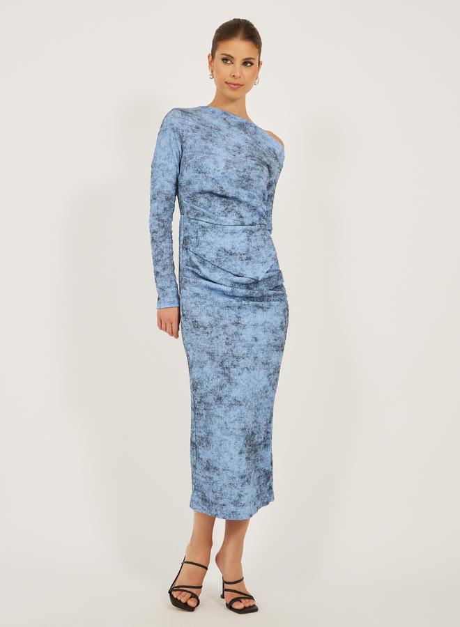 Styli Printed Ruched Dress  - Image 2
