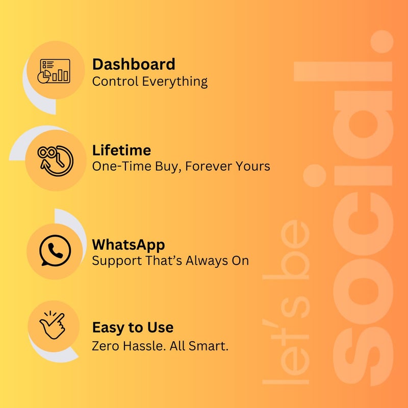 Tinydabba Review NFC Card, Pack of 5 cards, Facebook, Whatsapp, Instagram, Youtube | Easy To Use Dashboard | lifetime Free | Best for Gifting - Image 5