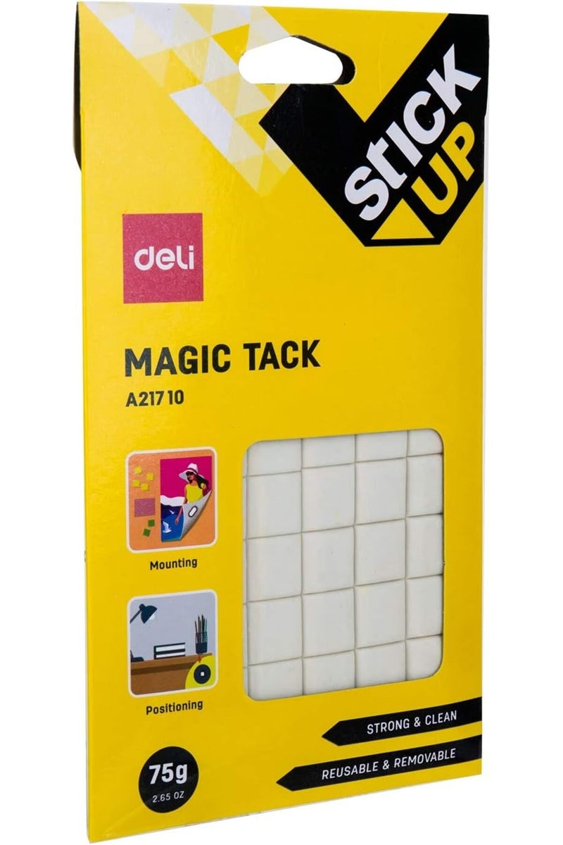 ديلي Deli Reusable Magic Tack 75g - Multi-purpose adhesive putty (EA21710) - Image 3
