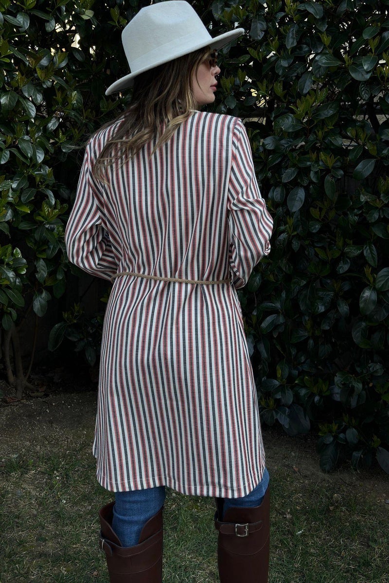 Weshaya Jacket Women Brick-Ecru - Image 4