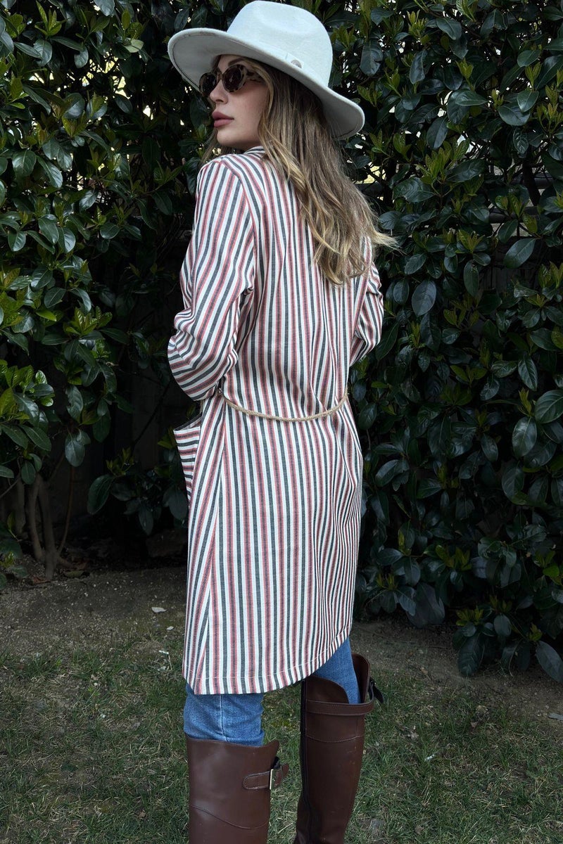 Weshaya Jacket Women Brick-Ecru - Image 5