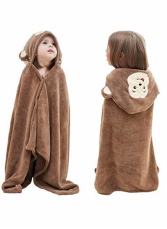 Excefore Baby Hooded Bath Towel Blanket Extra Large Kids Toddler Soft Thick Absorbent Bathrobe Swimming Shower Poncho Towel for Boys Girls  - Image 1