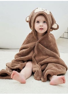 Excefore Baby Hooded Bath Towel Blanket Extra Large Kids Toddler Soft Thick Absorbent Bathrobe Swimming Shower Poncho Towel for Boys Girls  - Image 3