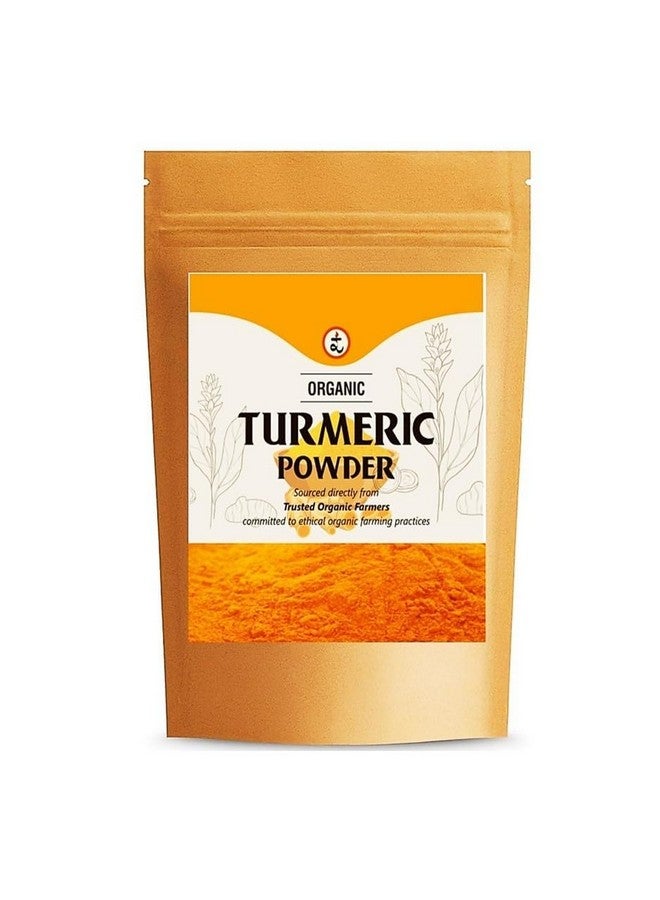 Rootz Organics Lakadong Turmeric Powder (100g) | (7-12)% High Curcumin Content | Unprocessed and Organic Haldi Powder (100 Gram Pack of 1) - Image 1