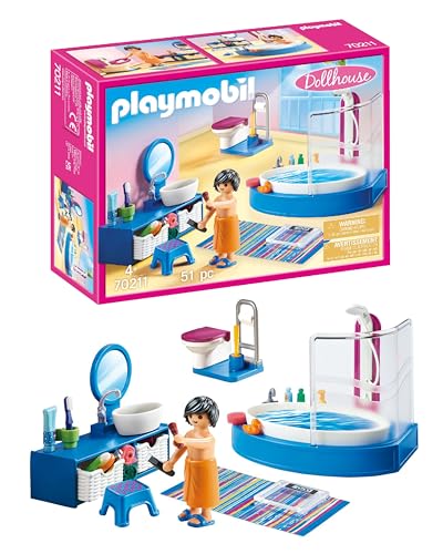 Playmobil Bathroom with Tub Furniture Pack - Image 1