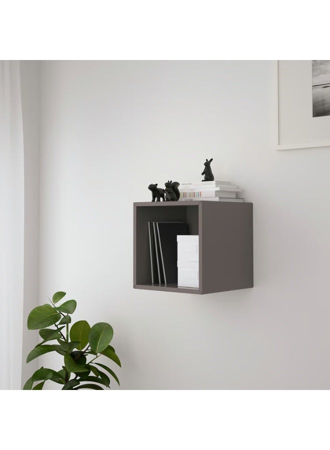 IKEA (IKEA) وحدة رفوف جدارية رمادية داكنة، 35×35×35 سم - Image 2