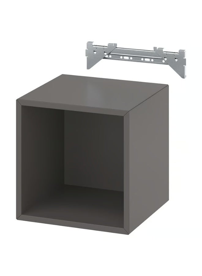 IKEA (IKEA) وحدة رفوف جدارية رمادية داكنة، 35×35×35 سم - Image 1