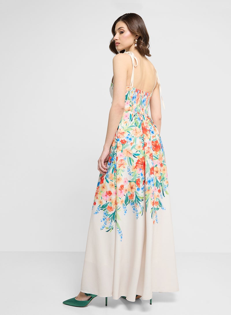 ايلا فستان بطبعة زهور - Image 2
