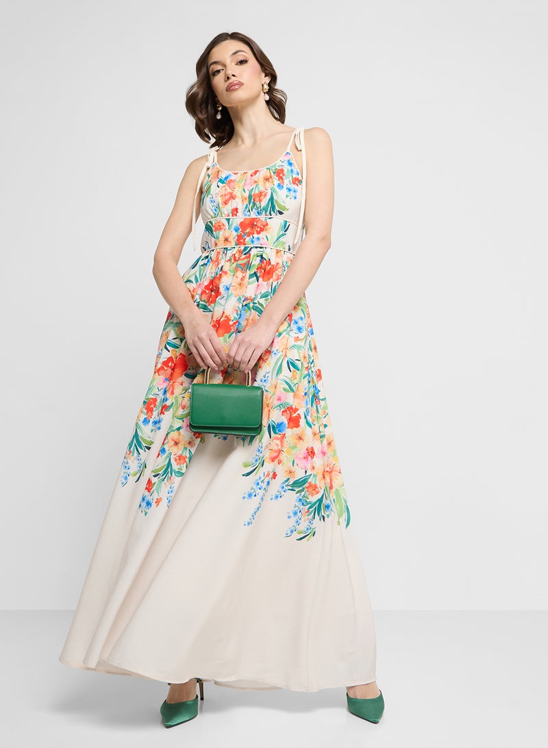 ايلا فستان بطبعة زهور - Image 4