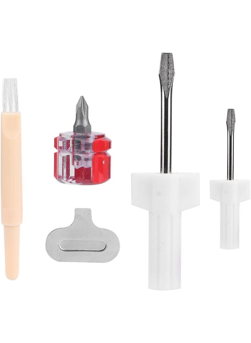 Jadeshay Jadeshay Sewing Machine Repair Kit 5Pcs Sewing Machine Screwdrivers Thread Removal Tool for Sewing Machines Needle Plate Repair Accessories  - Image 1
