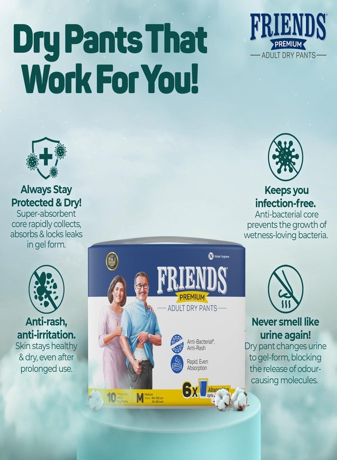 Friends Premium Adult Diapers Pant Style Medium - Image 5