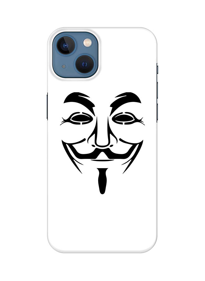 Case for Apple iPhone 14 Plus Case Slim Snap Classic Series Mobile Cover Hard PC Shield Matte Finish Print - Vendetta Mask