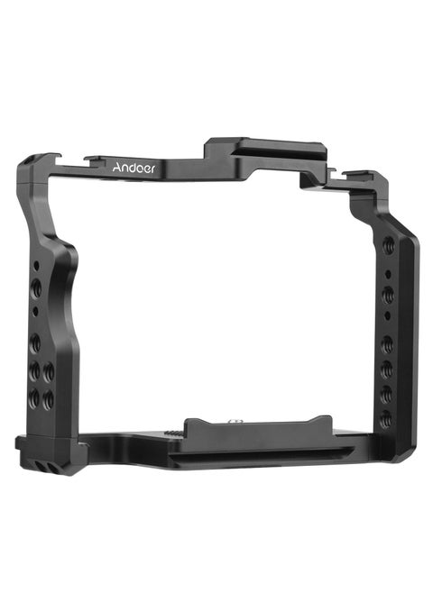 Andoer Aluminum Alloy With Dual Cold Shoe Camera Video Rabbit Cage